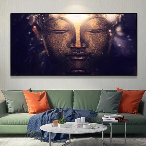 Bouddha peinture abstraite sur toile impression haute définition