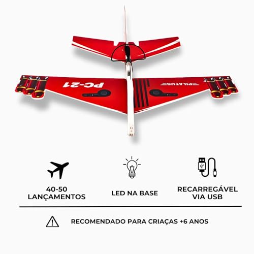 Planador com Motor a Bateria Recarregável