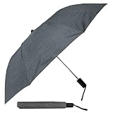 STROMBERGBRAND UMBRELLAS The 42" Arc Heather Spectrum Auto-Open Folding Umbrella, Sturdy Metal Shaft