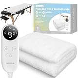 Massage Table Warmer Heating Pad Professional SPA Massage Bed Warmer with 9 Timer, 9 Heat Settings, Overheat...