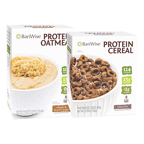 Bariwise Maple & Brown Sugar Protein Oatmeal And Coco Os Protein Cereal Bundle #TOP25