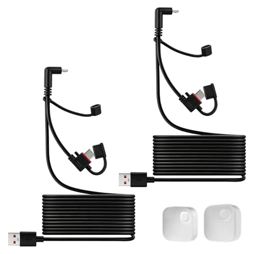 Cables de alimentación para cámaras exteriores Blink Outdoor 4 y XT, longitud de 4m, 2 unidades