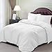 Elegant Comfort #1 Best Bedding Duvet Cover Set! 1500 Thread Count Egyptian Quality Luxurious Silky-Soft Wrinkle Free 3-Piece Duvet Cover Set, King/Cali King, Snow White