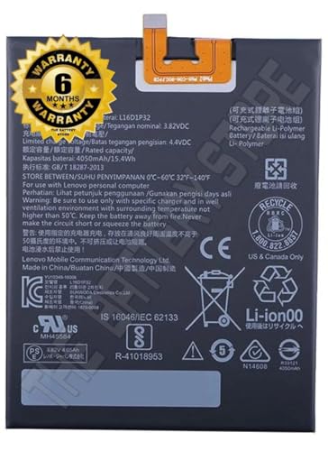 Image of Original L16D1P32 Battery for Lenovo Phab 2, Lenovo Phab 2 Plus (Lepad PB2-670N, PB2-670M, PB2-670Y (4050 mAh) Battery with 6 Month Warranty** (SEP029)
