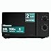 Hisense 700 Watts 20 Litre Inverter Microwave Oven H20MOBP1HIUK Black, Automatic Defrost, 5 power levels, Easy Clean, H24.1 x W43.4 x D32.9 cm Freestanding