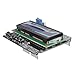 HiLetgo 1602 LCD Keypad Shield 1602 LCD Expansion Shield Board Blue Backlight 4.5-5.5V for Arduino Duemilanove Robot