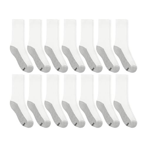 Image of Hanes Men's Socks, X-temp Cushioned Low Cut Socks, 12 & 14 Pair Packs