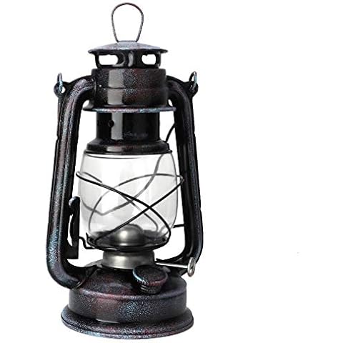 Vintage Lantern, Outdoor Camping Lights,24cm Classic Kerosene Lamp Vintage Kerosene Lantern Oil Lamp Portable Outdoor Camping Lights Cover