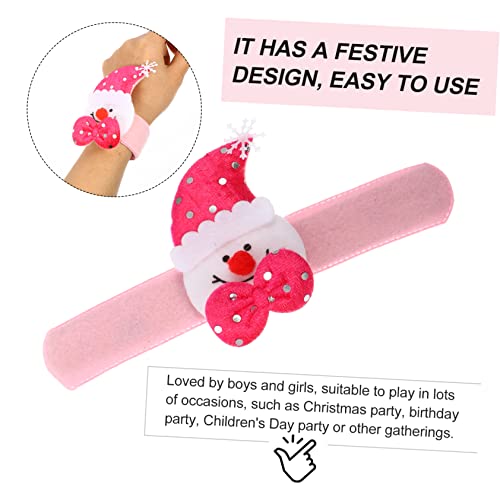 Totority 4 Pçs Pat Ring Headband Chapéu De Noel Adulto Saco De Guloseimas Fantasias De Noel Pulseira