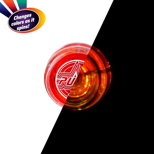 Duncan Toys Pulse LED Light-Up Yo-Yo, Intermediate Level Yo-Yo with Ball Bearing Axle and LED Lights, Clear/Red, Small by Duncan - Image 3