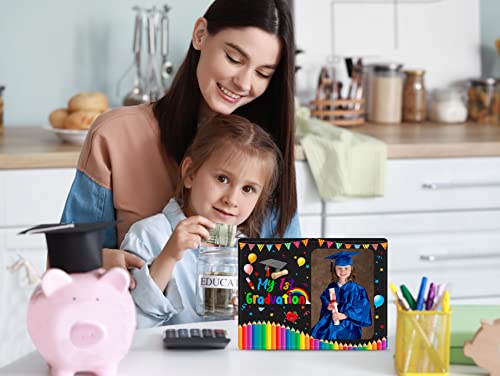 Whatsign My First Graduation Picture Frame 2023 Kindergarten Pre K Preschool Graduation Photo Frame Congratulations Kindergarten Graduation Frames Decorations Gifts For Kids Girls Boys Daughter Son #TOP2