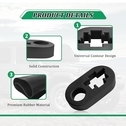 Image of Accessories Rust-Resistant Hi-Lift Jack Handle Holder Upgrade Handle Keeper for Hi-Lift Jack Handle Bar Protector Jack Handle Bar Protector Jack