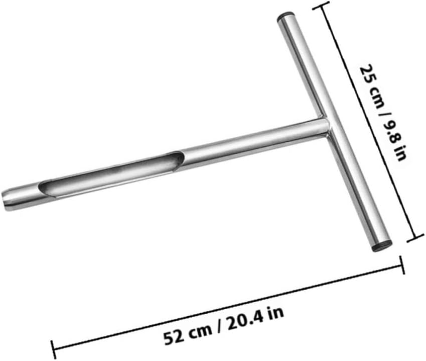 Soil Sampler Probe Durable -inch T-Handle Soil Sampling Tool for Lawn and Garden Maintenance