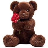 Bearington Remington Teddy Bear - 9.5' Soft and Cuddly Valentines Day Stuffed Animals - Adorable Bear Stuffed Animal Plush Gift