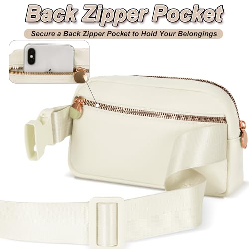 Image of Uygafly Gift for Teen Girls Kids Daughter Her - Birthday Gifts for 3 4 5 6 7 8 9 10 11 12 13 Year Old Girls,Fanny Pack Crossbody Bag Purse Belt Bag Cute Trendy Stuff | Cream,S