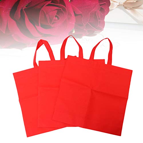 Hemoton 12 peças sacos de supermercado resistente tecido não tecido portátil ecológico butique sacos