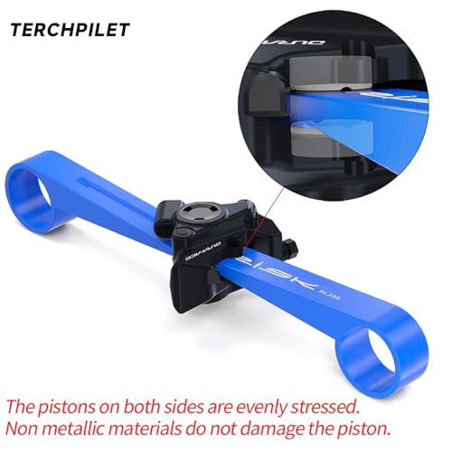 Image of Bike Piston Press Tool for Shimano, Brake Pad Spreader Tool for Shimano Disc Brake Caliper, Blue Color, Plastic
