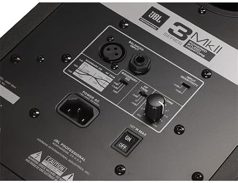 JBL 308P MkII Powered 8 Two-Way Studio Monitor with Isolation Pad for Studio Monitor (Medium, Single) Bundle