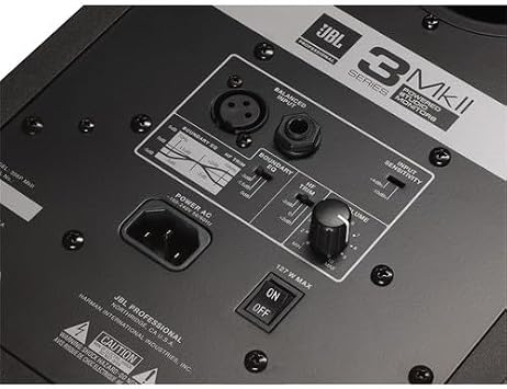 JBL 308P MkII Powered 8 Two-Way Studio Monitor with Isolation Pad for Studio Monitor (Medium, Single) Bundle