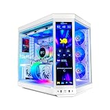 XOTICPC Y70 Ultimate X3D Ghost Gaming Desktop, AMD Ryzen 7 9800X3D 4.7GHz (5.2GHz Turbo Boost), RTX 5080 16GB, 2TB NVMe SSD, 32GB DDR5 RAM, 850W Gold PSU, Win 11
