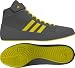 adidas Men's HVC Wrestling Shoe, Grey/Grey/Grey, 10