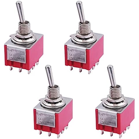 mxuteuk 4pcs MTS-302 Toggle Switch Cover