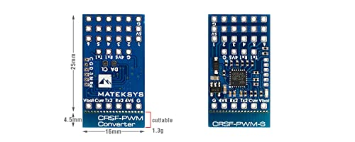 Convertisseur CRSF vers PWM pour piloter votre avion de course FPV ou planeur