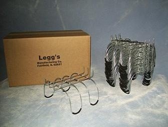 Bulk Case of 50-12" Rustproof Galvanized Gravestone Saddles - Floral Cemetery Headstone Saddles MADE IN USA