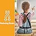 Aurya Work Apron for Kids Boys Adjustable Canvas Apron, Heavy Duty Tool Apron With 4 Pockets and Cross Straps