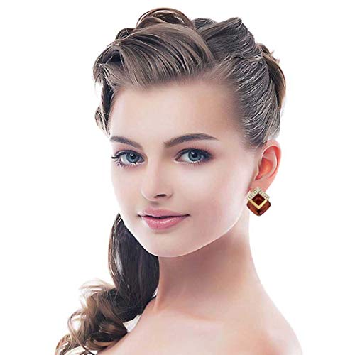 Emerald Sparkling Stud Earrings AAA Quality Crystal Elements