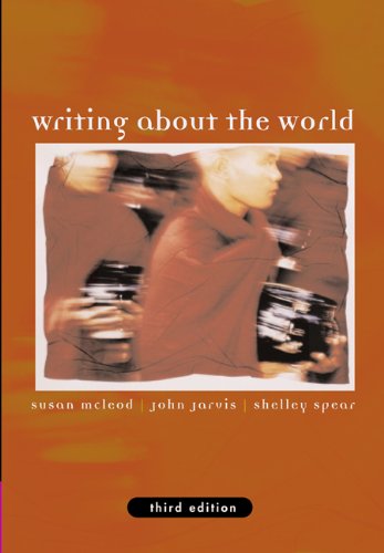 Writing About The World With Infotrac