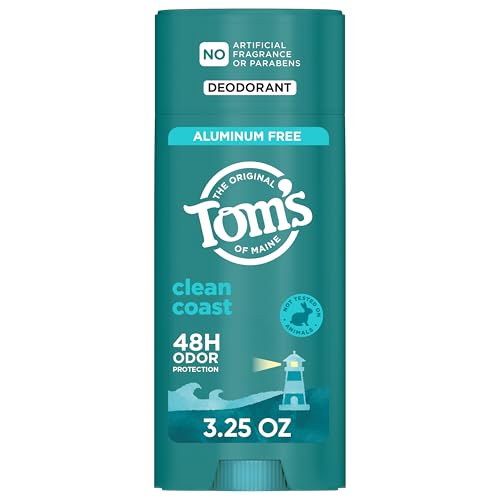 Toms Of Maine Deodorant Stk Cln Coast, 3.25 oz