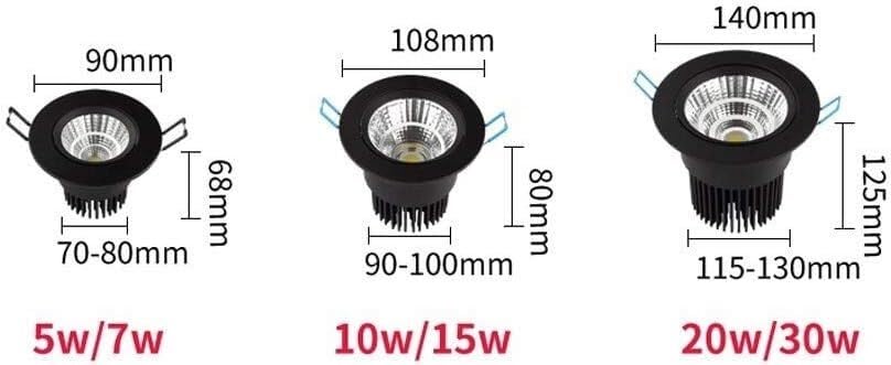 Foco LED empotrable interior de 60° ideal para iluminar pasillos y dormitorios 5