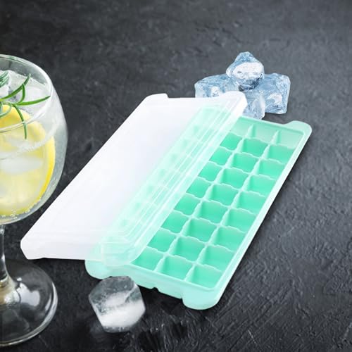 Bandeja para Hielo Plástica con Tapa 36 Cubos miniatura 4