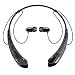 Bluetooth Earphone Headphones ,V4.1 Stereo Noise Cancelling Wireless Headset , Sport Neckband Style Magnetic Earbuds With Mic For Iphone Series And Android Phones(black)