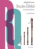 Delightful Tunes Studio Ghibli for Recorder Quartet Sheet Music Book