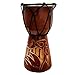Djembe Drum Carved Bongo African inspired music also a unique gifting idea. Carver Abstract Elephant Giraffe Turtle. (6 Inch, Giraffe)