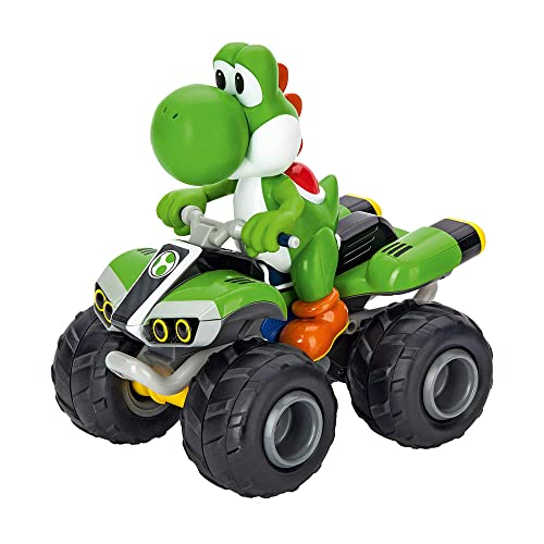 Carrera RC Nintendo Mario Kart 2,4 GHz R dio Controle Remoto Carro Carro - Yoshi Quad