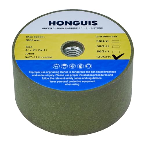 Honguis QZ005 4 Inch Green Silicon Carbide Grinding Stone Wheel,Cup Grinding Wheel cover
