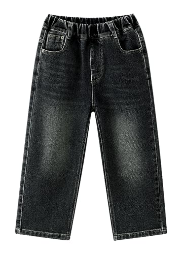 Jean baggy garçons pour l'école et les jeux en denim confortable