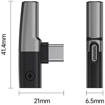 Coofbe 30W Hızlı Şarj Type-c to 3.5 MM Kulaklık Dönüştürücü Çevirici Şarj Kulaklık Adaptörü Type-c to 3.5mm