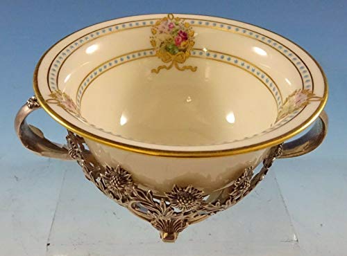 Chrysanthemum By Tiffany & Co. Sterling Silver Bouillon Cup W/Lenox Liner #2635 #TOP24