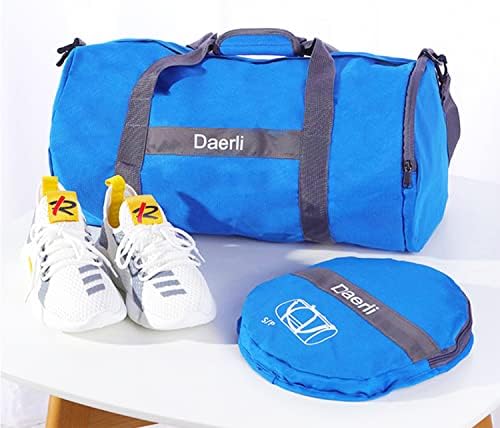 Daerli Gym Bag, 20 Inches Foldable Travel Bags for Women Water Resistant Travel Duffel Bags with Side Pocket for Travel and Sports 7 Daerli Gym Bag, 20 Inches Foldable Travel Bags for Women Water Resistant Travel Duffel Bags with Side Pocket for Travel and Sports