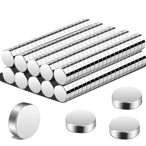 MIN CI 200 Pack Magnets Strong 6x2mm Fridge Magnets, Neodymium Magnet, Tiny Magnet