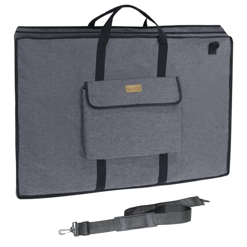 MeetYr Life Premium Art Portfolio Bag - Padded Triple Protection, Waterproof Protection with Shoulder Strap Durable and Portable - For Artwork, Posters, Sketches and Paintings?24