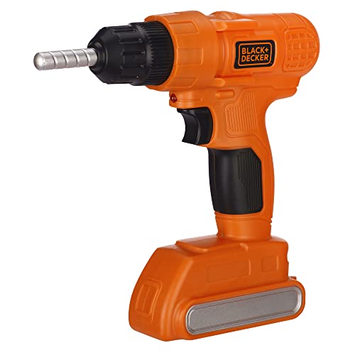 Black+Decker Jr. Electronic Power Drill, Boys, Kids Pretend Play Tool with Realistic Sound & Action! - image 2