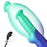 Realistischer Dildo Sex Spielzeug für die Frauen Männer mit einstellbarer Dicke, Riesiger Dildo Dicker Analdildo mit starkem Saugnapf, Pferdedildo, Erwachsenenspielzeug für Frauen Männer