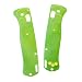Aibote 1 Pair Green Acrylic Handle Scales Replacement Grips Designed for Benchmade Bugout 535 DIY Tool Handles Patch