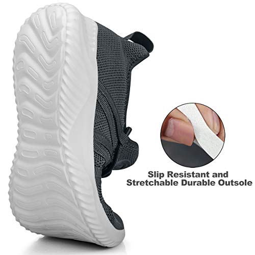 Image of Feethit Womens Slip On Running Shoes Breathable Walking Shoes Lightweight Gym Workout Shoes Non Slip Fashion Sneakers