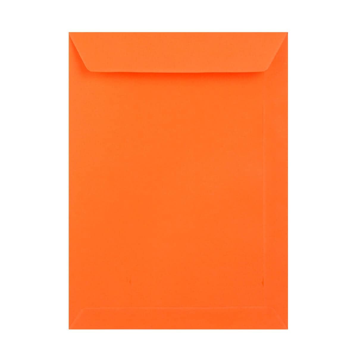 50 Orange C4 (to fit A4) Envelopes - 324mm x 229mm - Straight Pocket Flap Peel/Seal Orange Coloured Envelopes - 120gsm Clariana Paper - to Fit A4 Inserts (Unfolded)